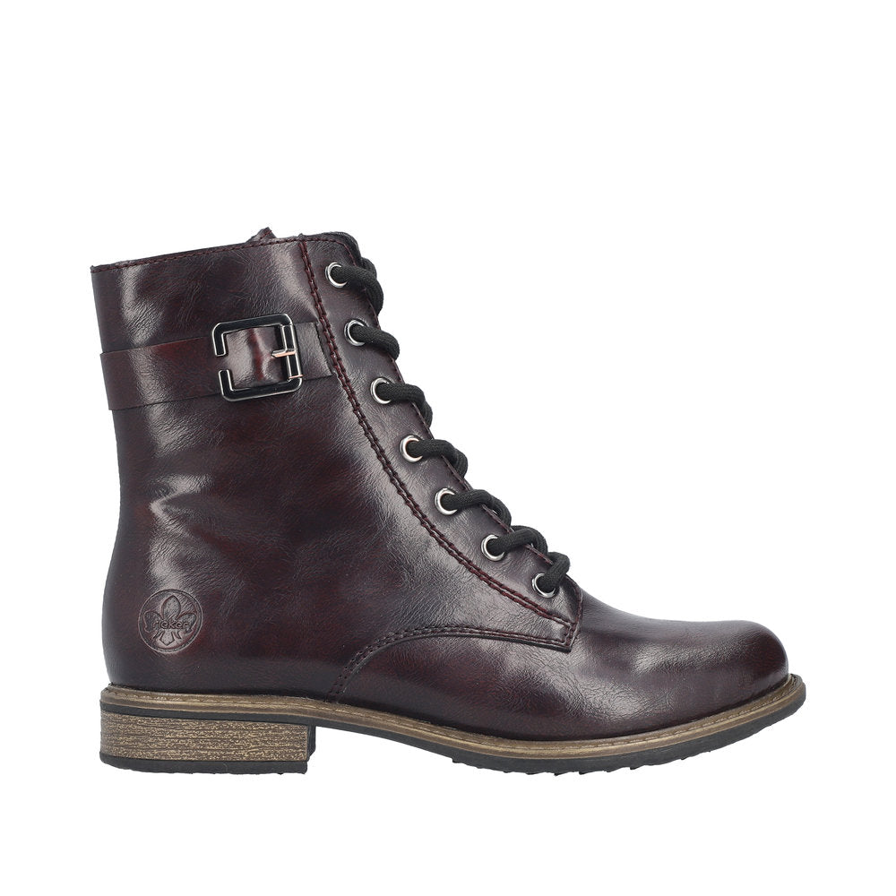 Rieker - 74802-35 - Schwarz-Rot - Boots