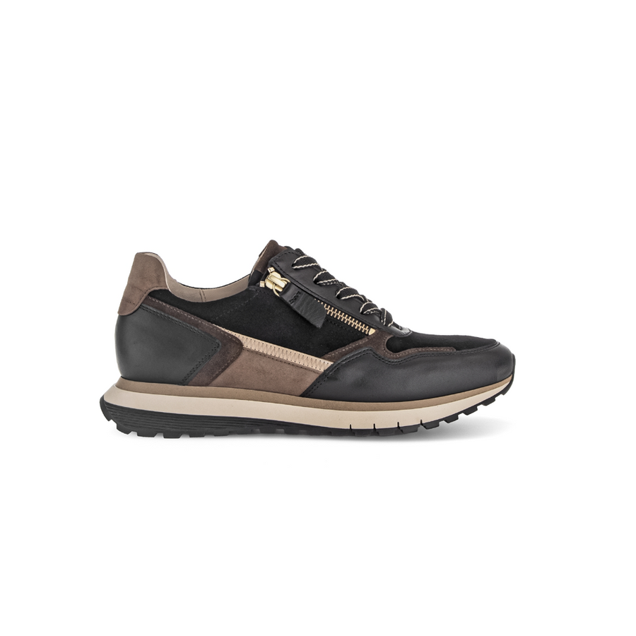 Gabor - 76.378.67 - Hollywell - Schw./Whisky(Gold) - Shoes
