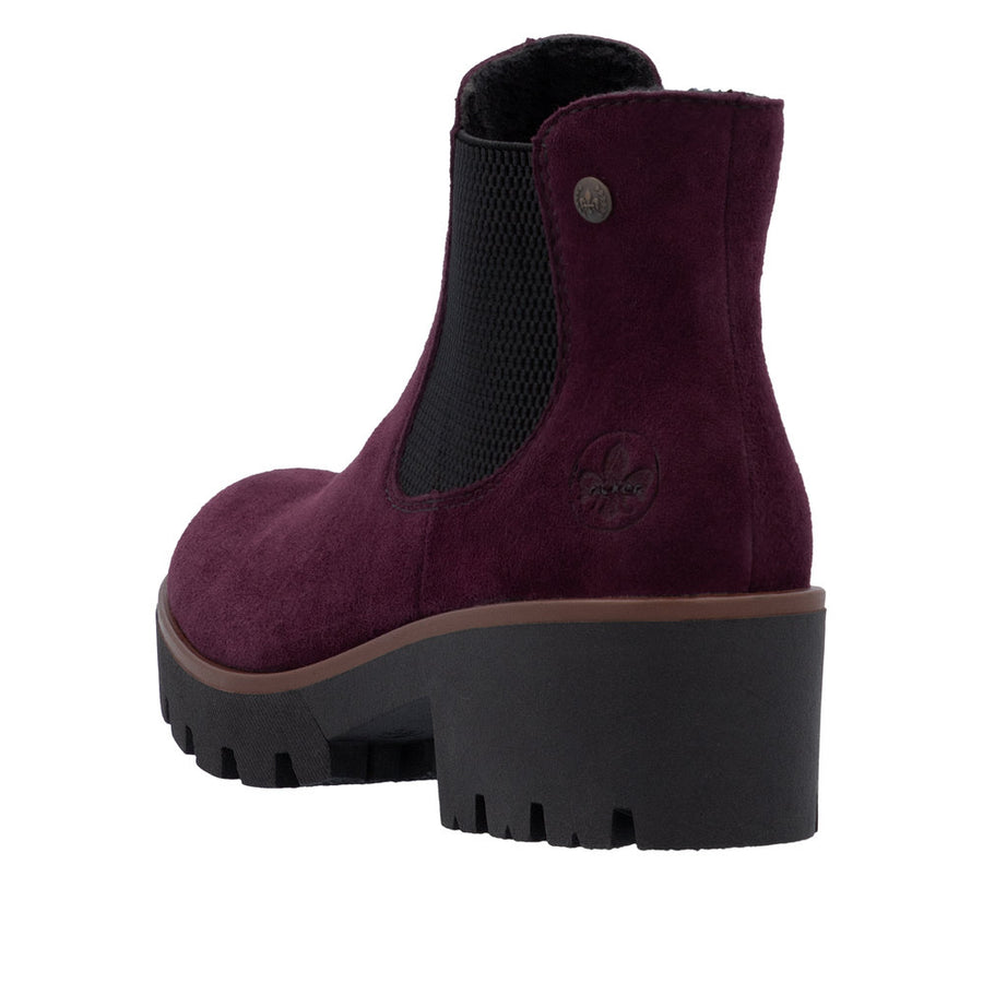 Rieker - 79265-30 - Brombeer/Schwarz - Boots