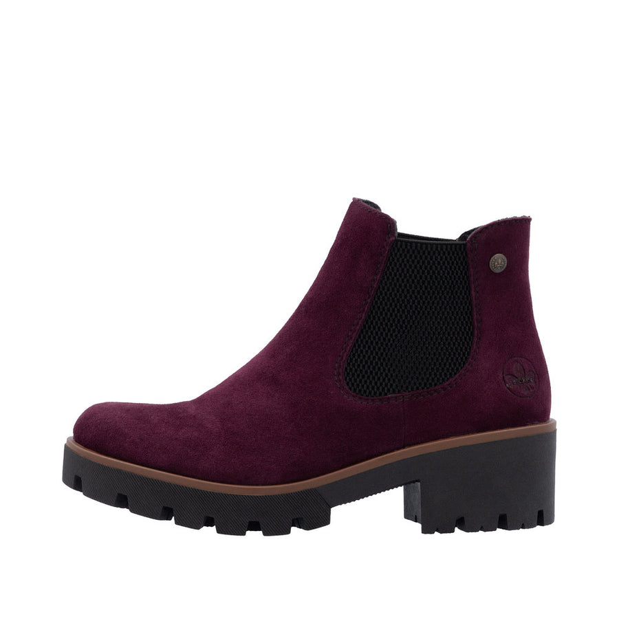 Rieker - 79265-30 - Brombeer/Schwarz - Boots