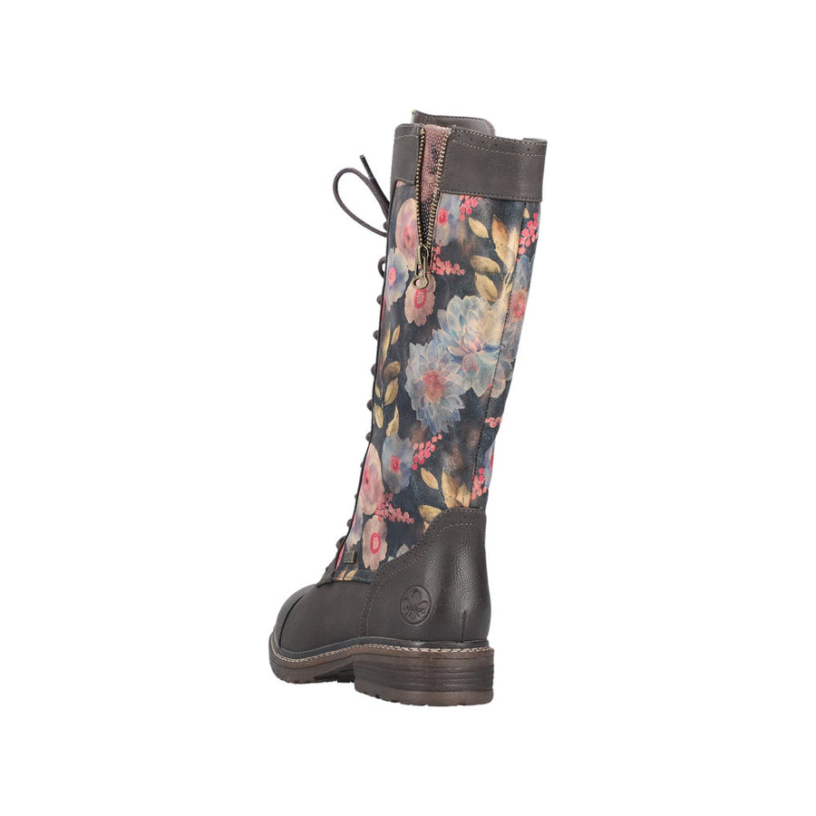 Rieker - 94731-91 - Mud/Ozean-Multi/Schwarz-Antik - Boots