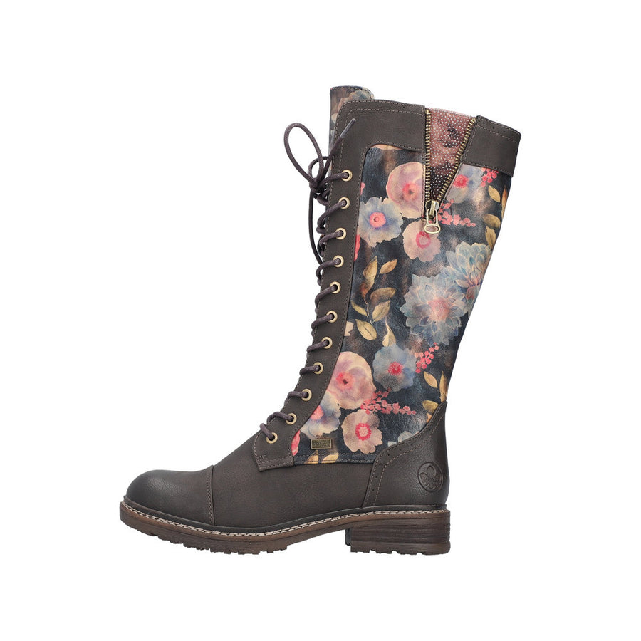 Rieker - 94731-91 - Mud/Ozean-Multi/Schwarz-Antik - Boots