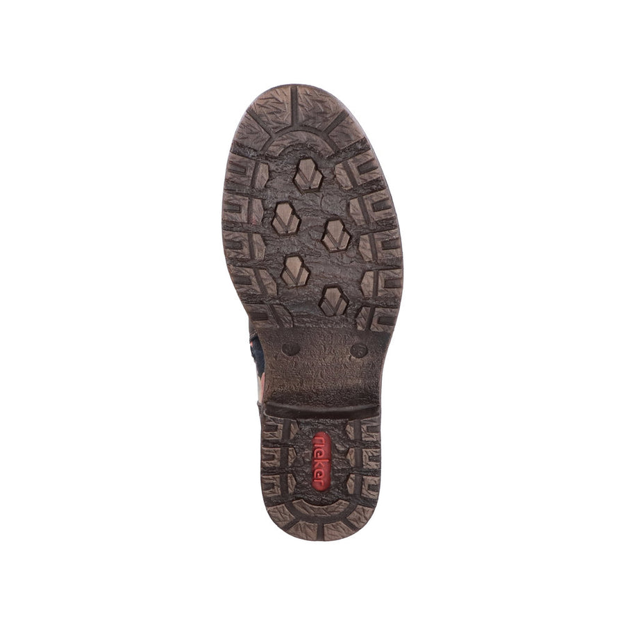 Rieker - 94731-91 - Mud/Ozean-Multi/Schwarz-Antik - Boots