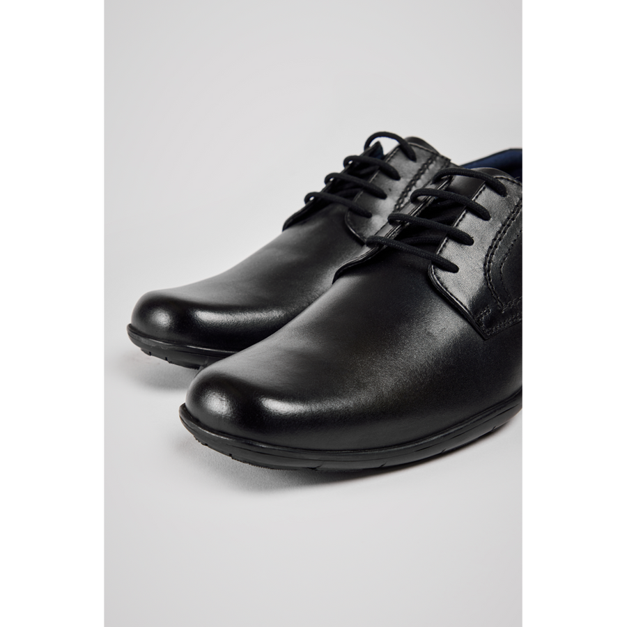 POD - Alec - Black - School Shoes