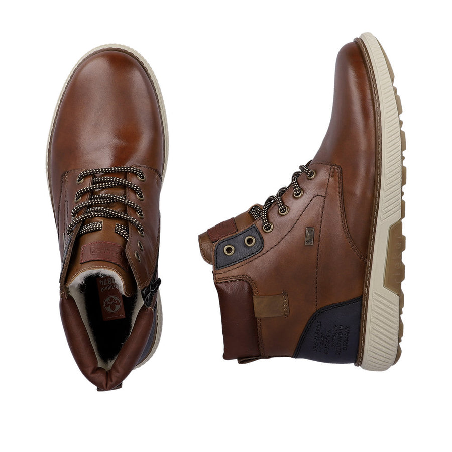 Rieker - B3343-25 - Peanut/Ozean/Wine - Boots