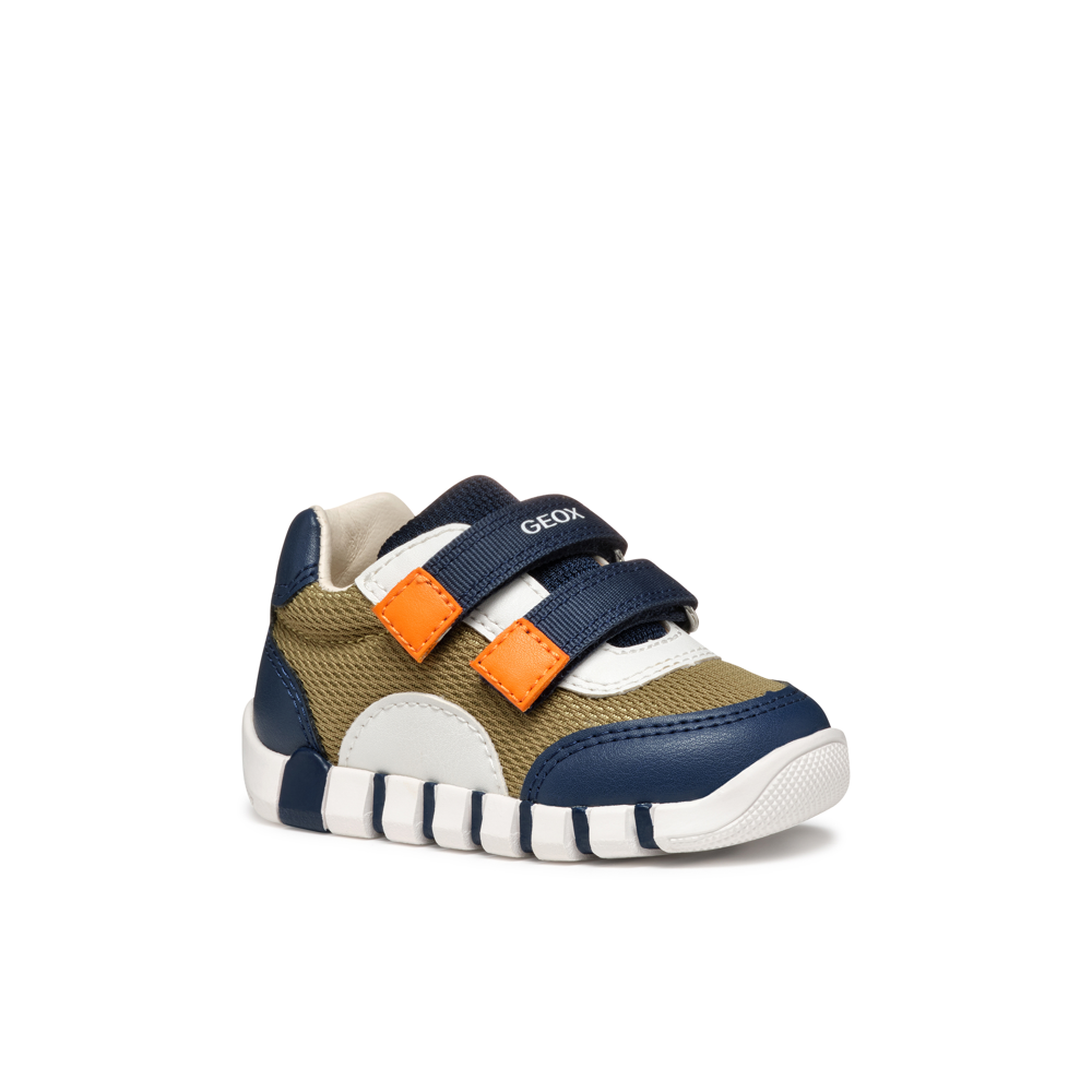 Geox - B Iupidoo Boy - Pistachio/Navy - Trainers