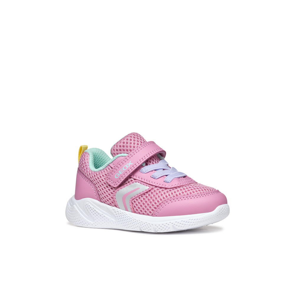 Geox - B Sprintye Girl - Pink/Watersea - Trainers