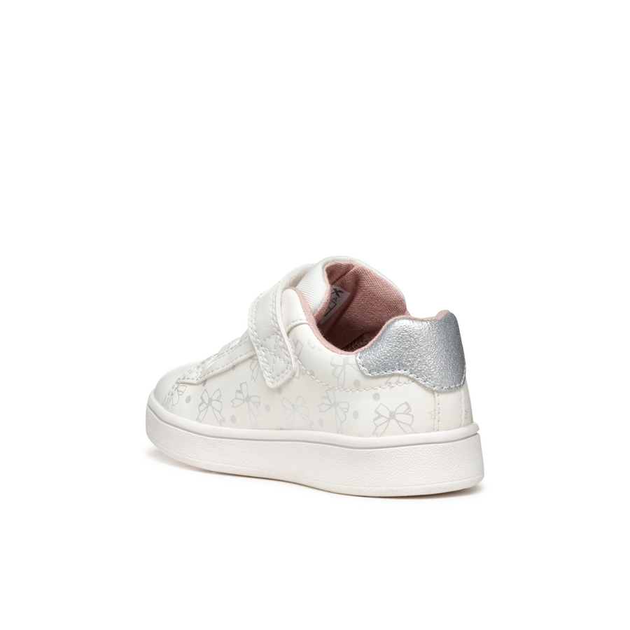 Geox - B Eclyper Girl - Optic White/Silver - Trainers