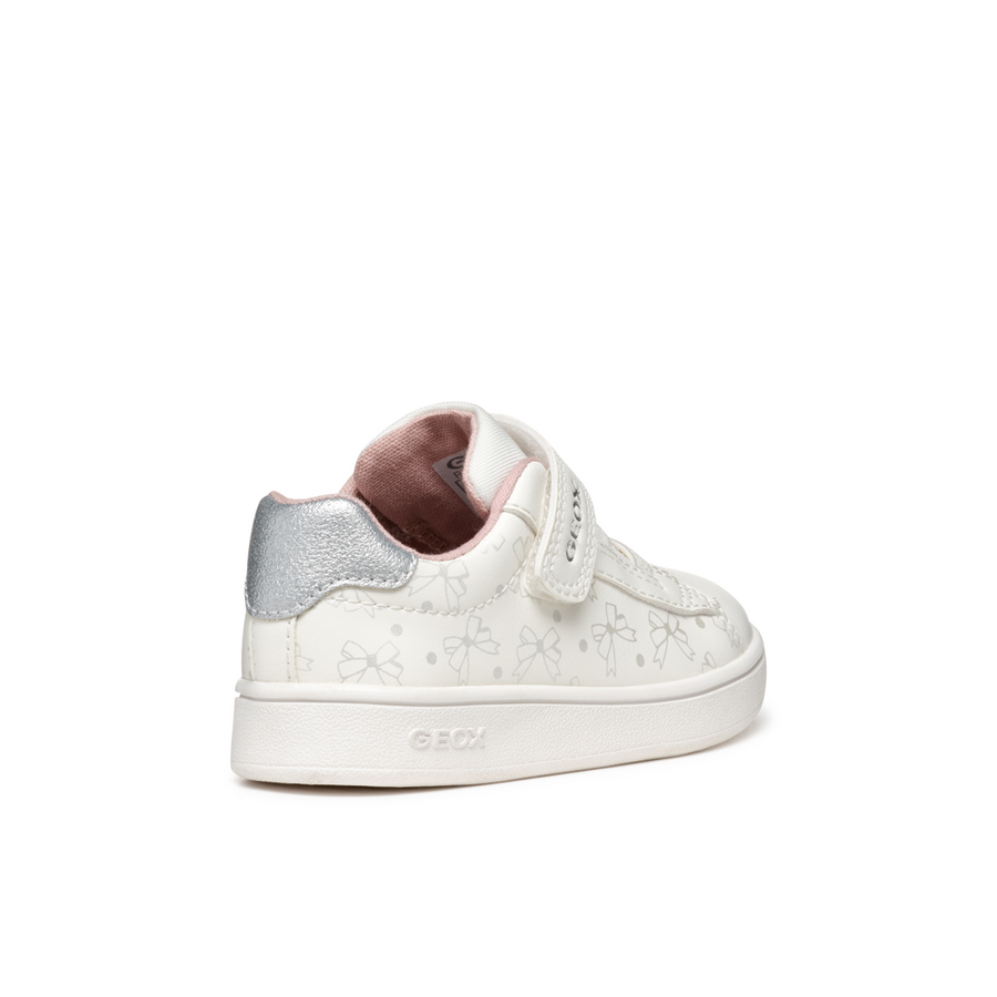 Geox - B Eclyper Girl - Optic White/Silver - Trainers