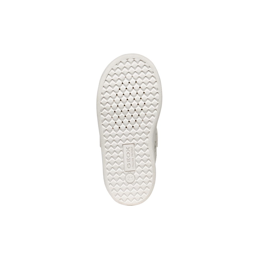 Geox - B Eclyper Girl - Optic White/Silver - Trainers