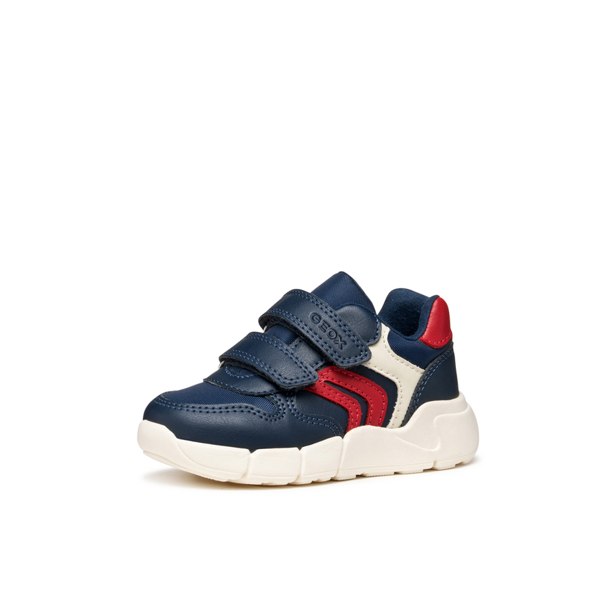 Geox - B Flexyper Mini Boy - Navy/Red - Trainers