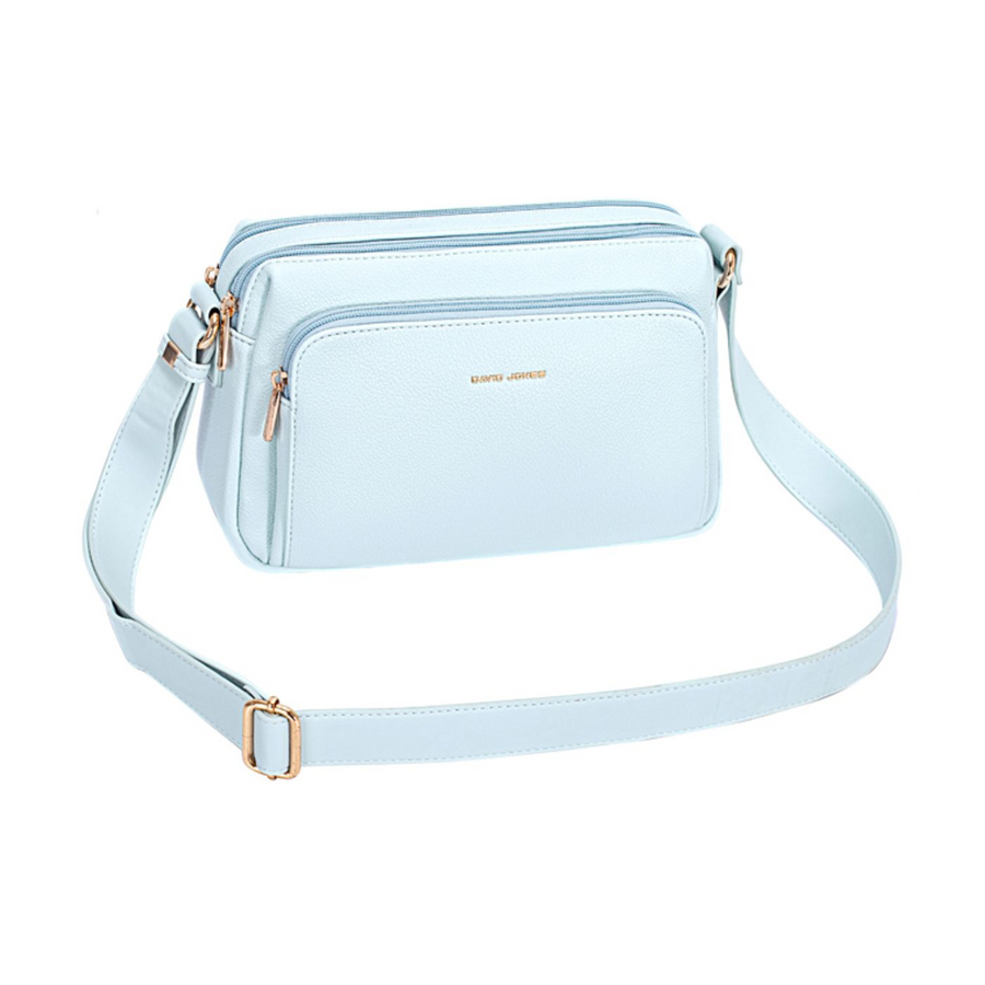 David Jones - Organiser Shoulder Bag - CM7429-Starlight Blue - Bags