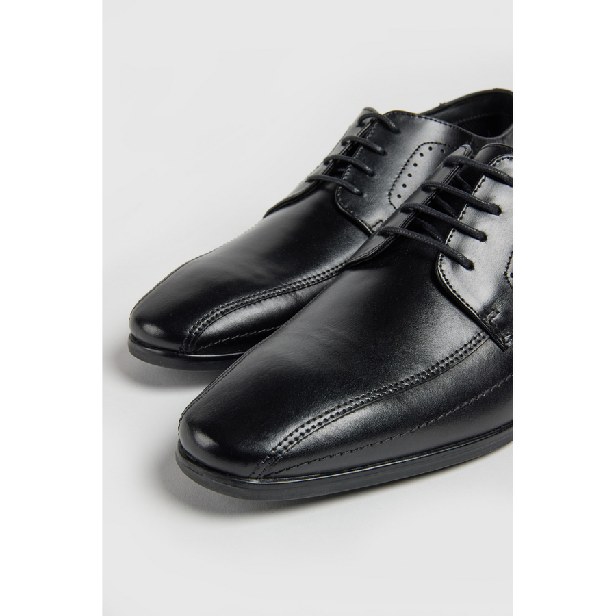 POD - Duke - Black - School Shoes