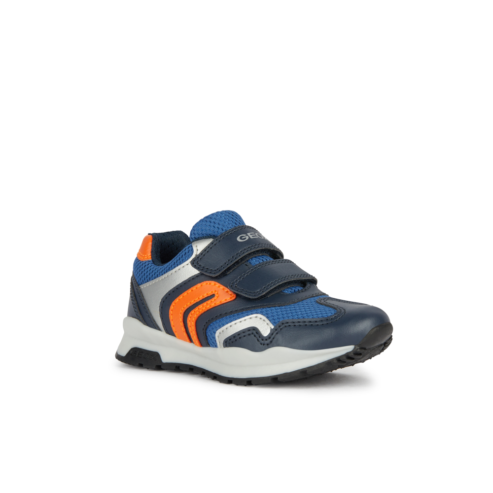 Geox - J Pavel - Navy/Orange - Trainers