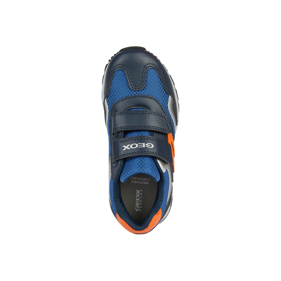 Geox - J Pavel - Navy/Orange - Trainers