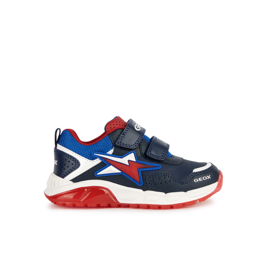 Geox - J Spaziale Boy - Navy/Red - Trainers