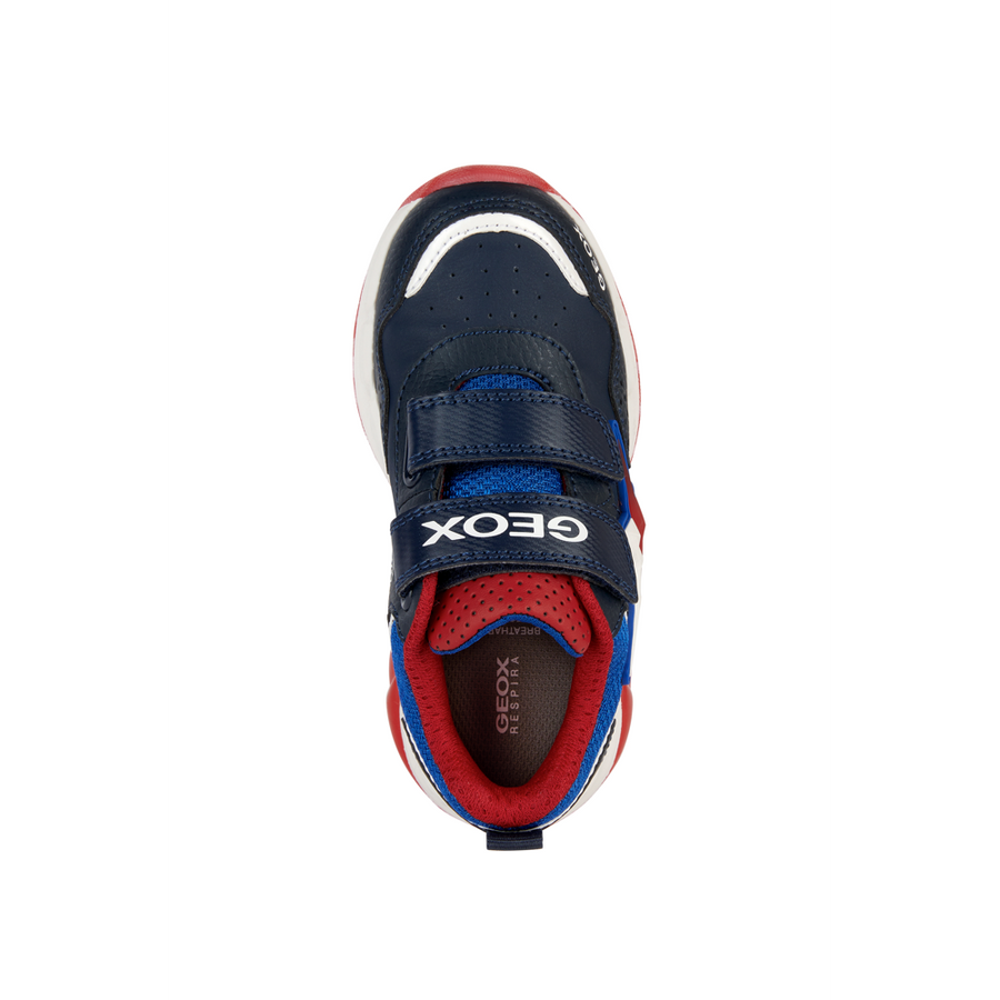 Geox - J Spaziale Boy - Navy/Red - Trainers