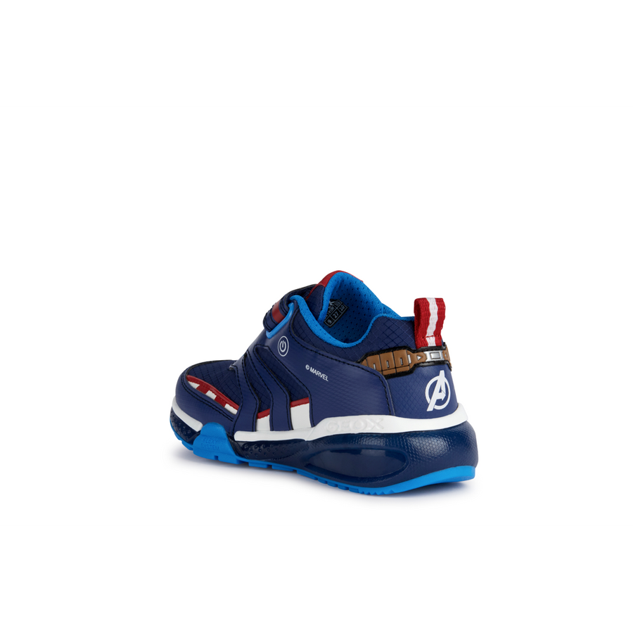 Geox - J Bayonyc Boy - Navy/Red - Trainers