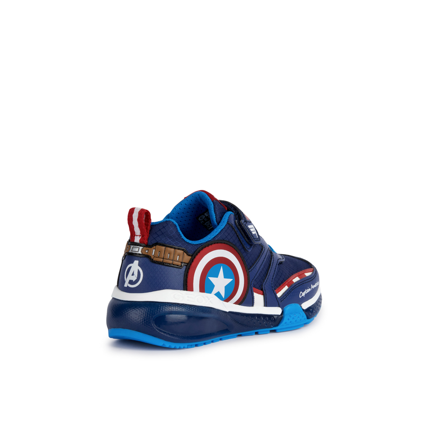 Geox - J Bayonyc Boy - Navy/Red - Trainers