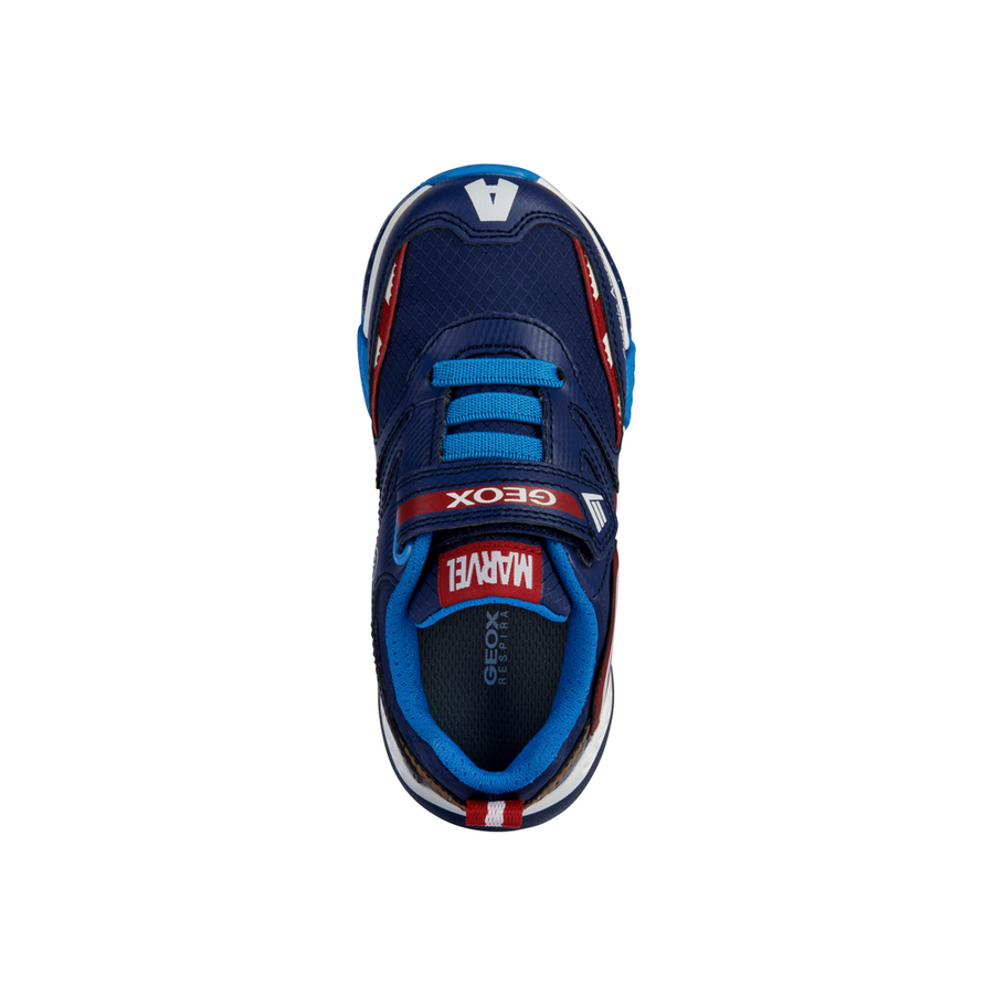 Geox - J Bayonyc Boy - Navy/Red - Trainers