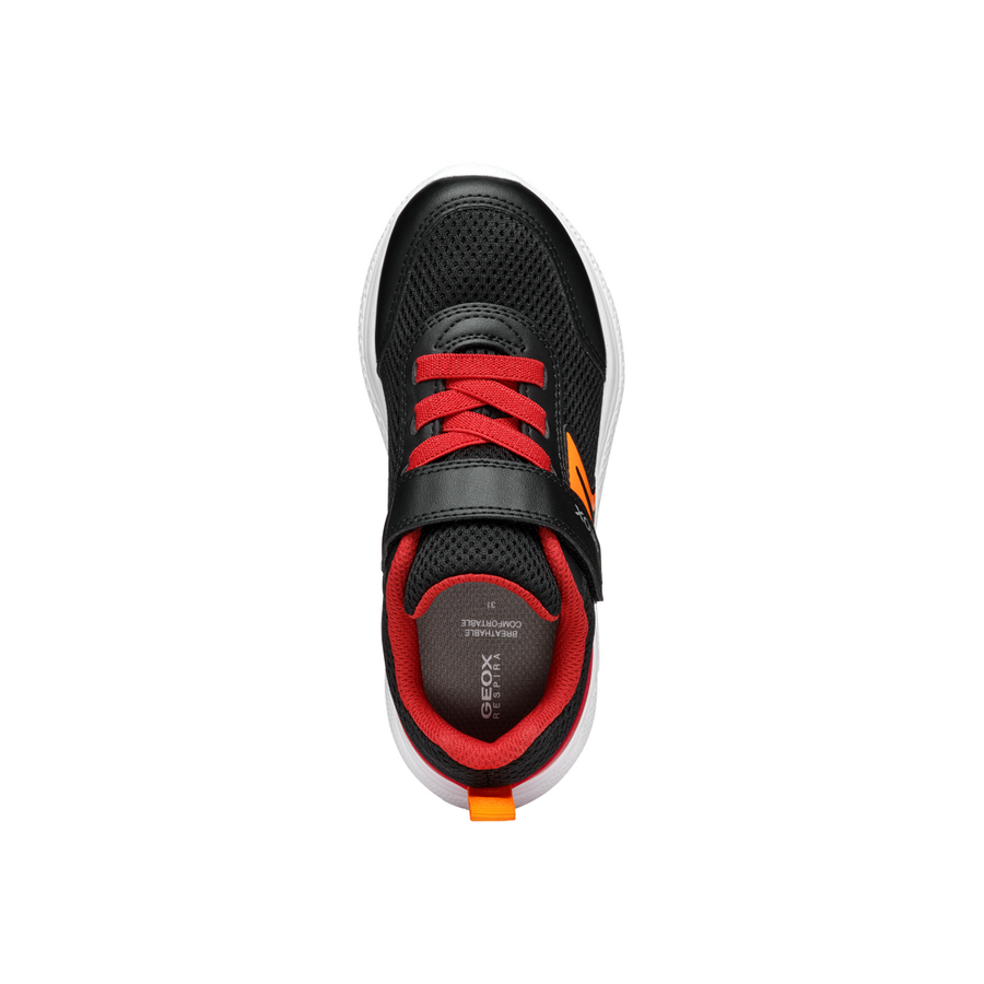 Geox - J Sprintye - Black/Red - Trainers