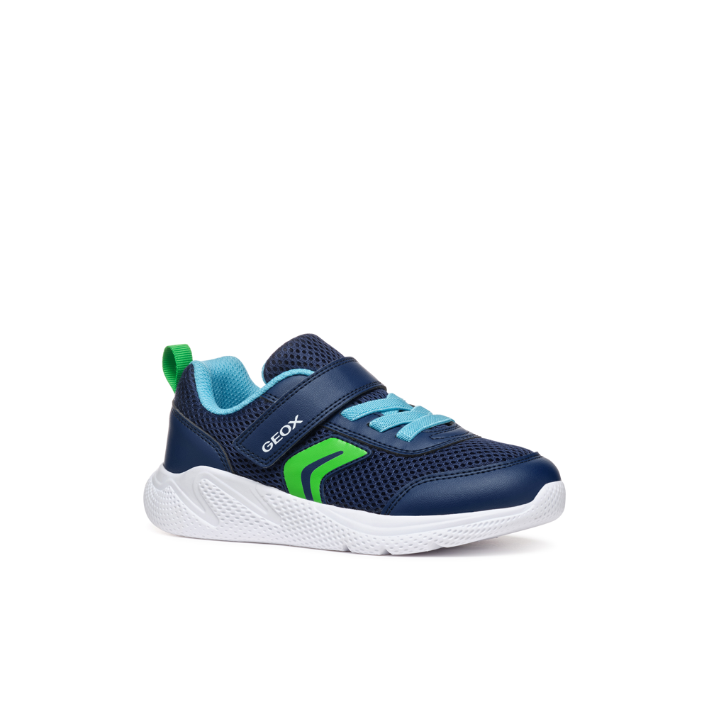 Geox - J Sprintye Boy - Navy/LT Green - Trainers
