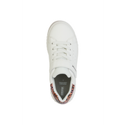 Geox - J Mikiroshi Girl - White/ Salmon - Trainers