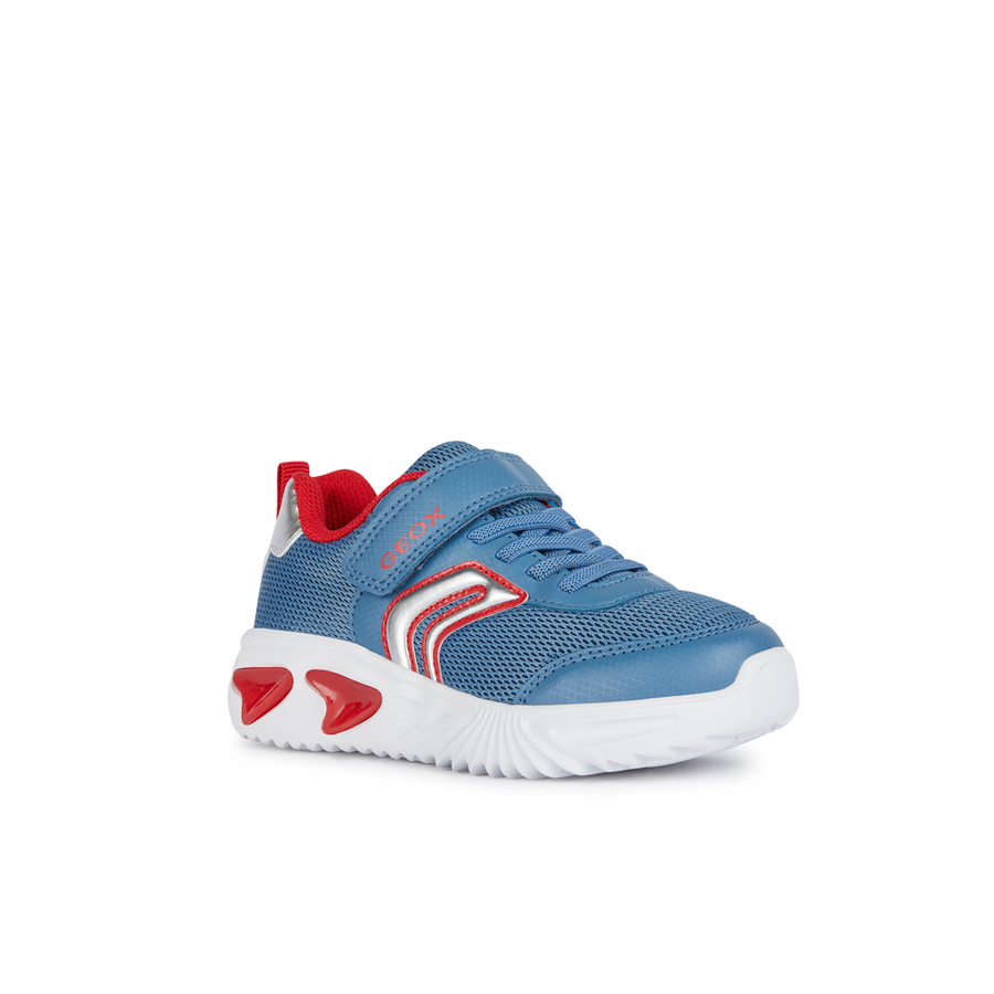 Geox - J Assister Boy - Avio/Red - Trainers