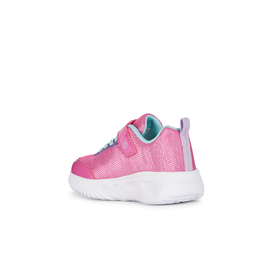 Geox - J Assister Girl - Fuchsia/Aqua - Trainers