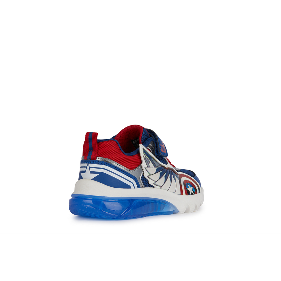 Geox - J Ciberdron Boy - Blue/Red - Trainers