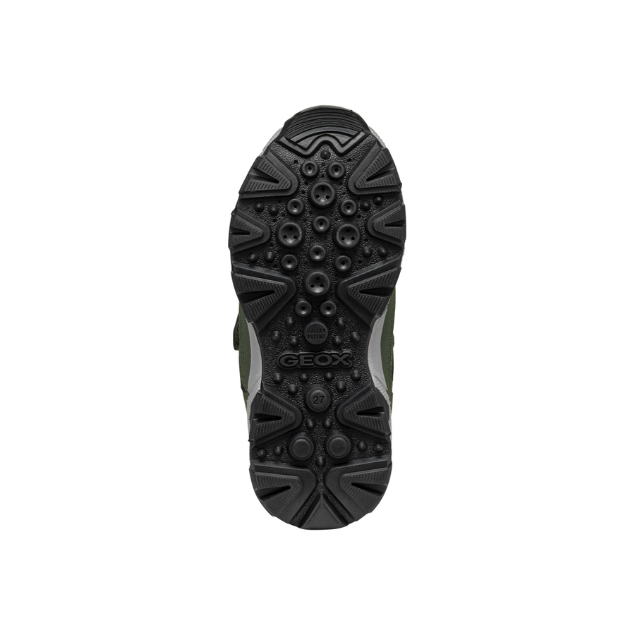Geox - J Magnetar - Dark Green/Light Orange - Trainers