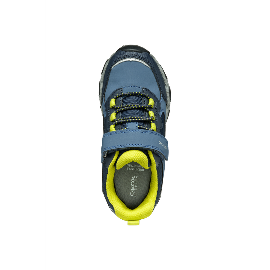 Geox - J Magnetar - Avio/Lime Green - Trainers