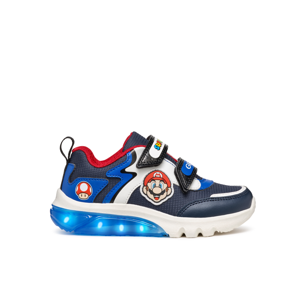 Geox - J Ciberdron - Navy/Royal - Trainers
