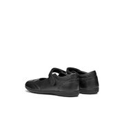 Geox - J Iberide Girl B - Black Smooth Leather - School Shoes