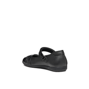 Geox - J Iberide Girl F - Black Smooth Leather - School Shoes