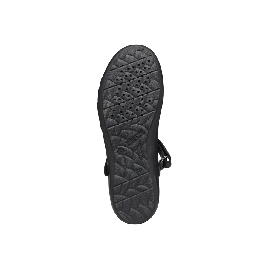 Geox - J Iberide Girl F - Black Smooth Leather - School Shoes
