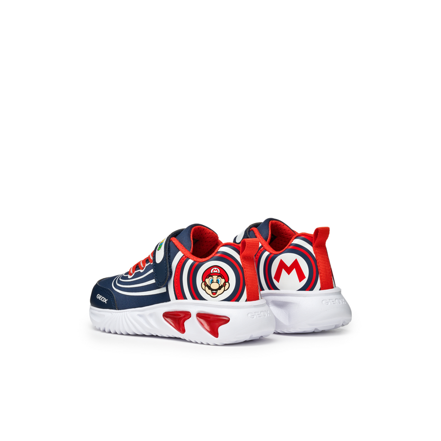 Geox - J Assister Boy - Navy/Red - Trainers