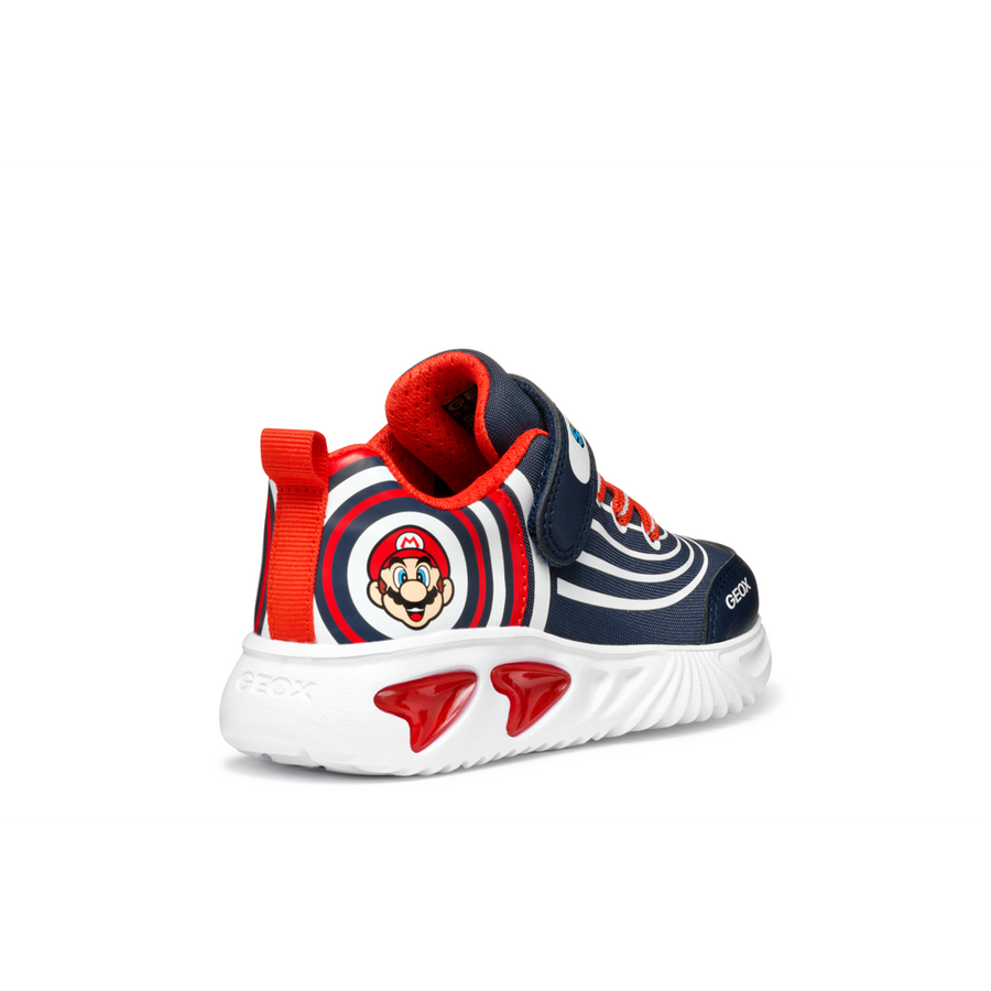 Geox - J Assister Boy - Navy/Red - Trainers