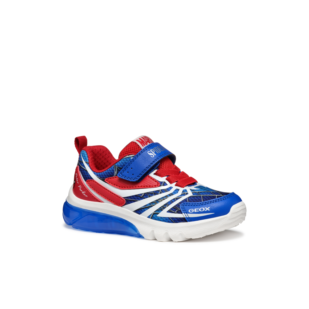 Geox - J Ciberdron Boy - Royal/Red - Trainers