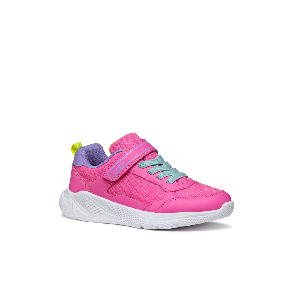 Geox - J Sprintye Girl A - Fluo Fuschia/Dk Lilac - Trainers