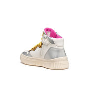 Geox - J Laquinny Girl - White/Fuschia - Boots