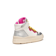 Geox - J Laquinny Girl - White/Fuschia - Boots