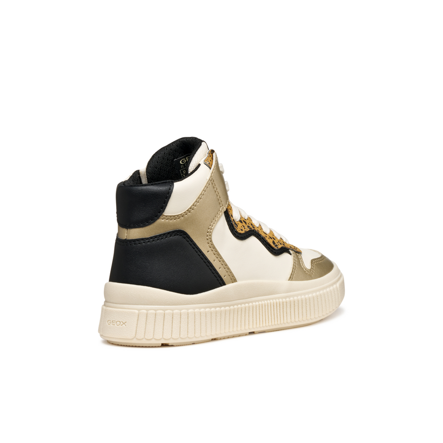 Geox - J Laquinny Girl - Ivory/Platinum - Boots
