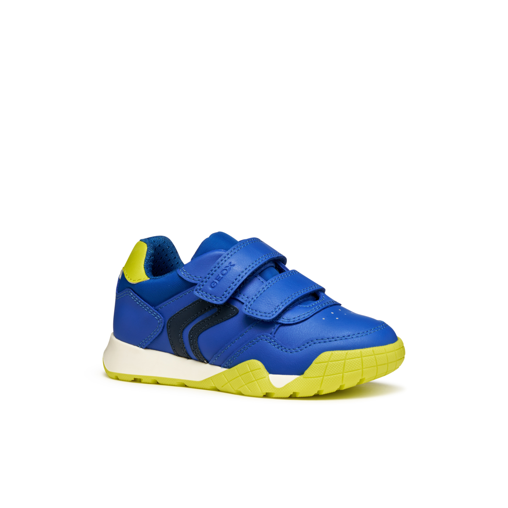 Geox - J Ranne- Boy - Royal/Lime - Trainers