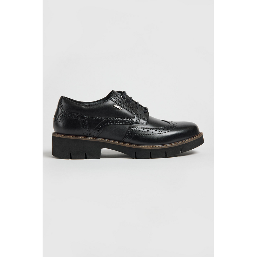 POD - Kacey - Black - School Shoes