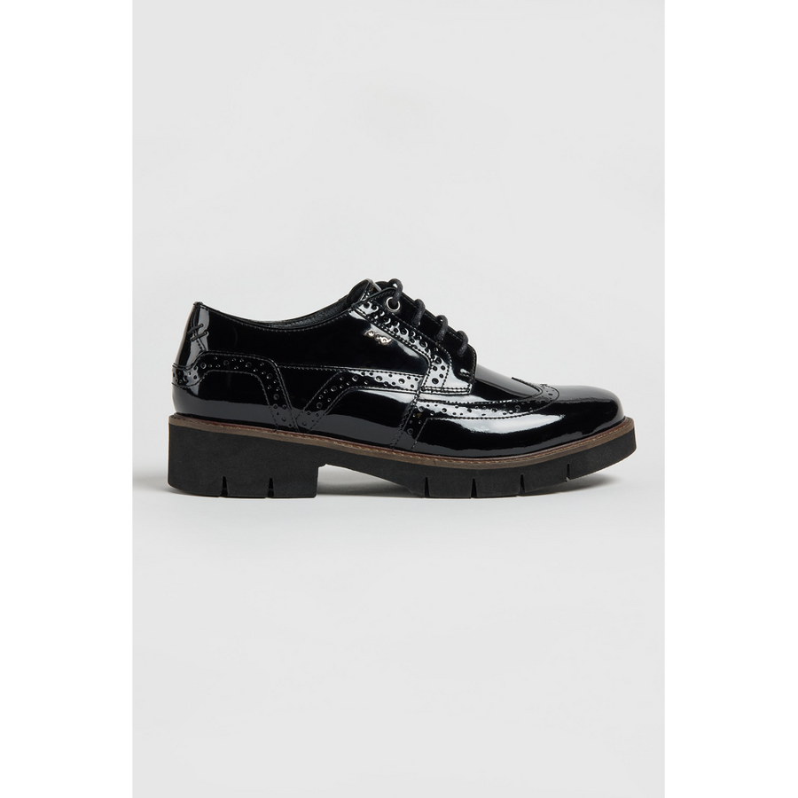 POD - Kacey BP - Black Patent - School Shoes