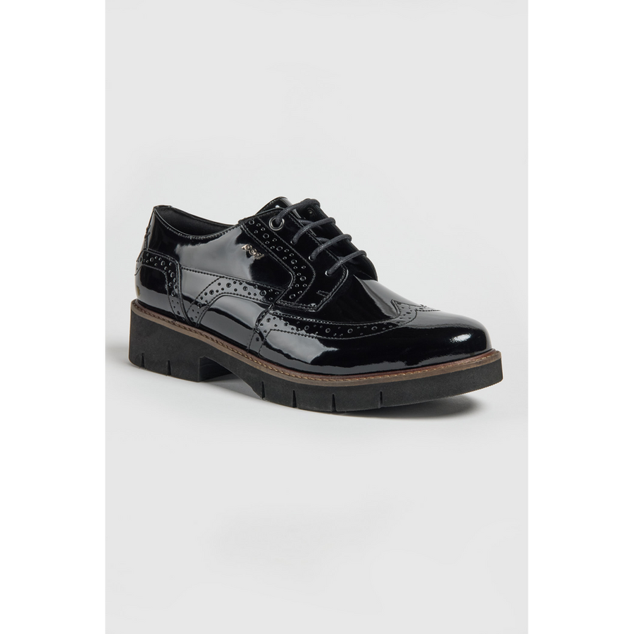 POD - Kacey BP - Black Patent - School Shoes