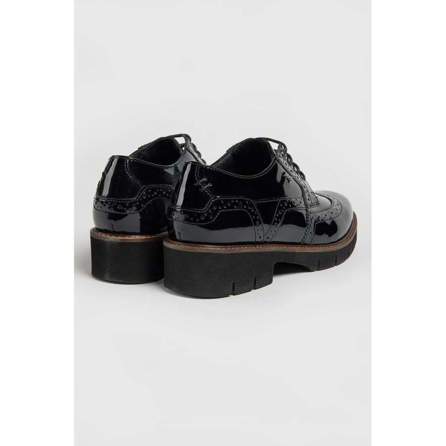 POD - Kacey BP - Black Patent - School Shoes