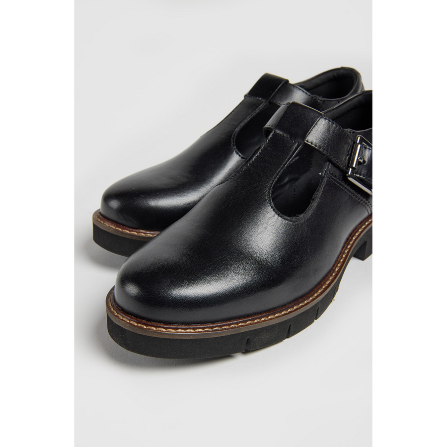 POD - Kayla - Black - School Shoes