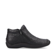 Rieker - L1787-00 - Schwarz/Wine/Brandy - Boots
